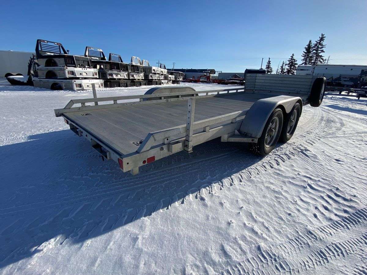 Used 2015 Aluma 18' Aluminum Lowboy Trailer