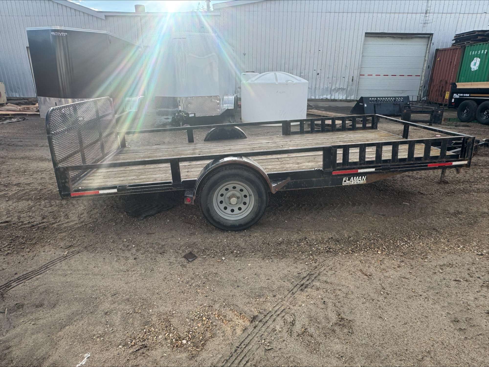 Used 2015 Oasis 14' Quad Sport Utility Trailer