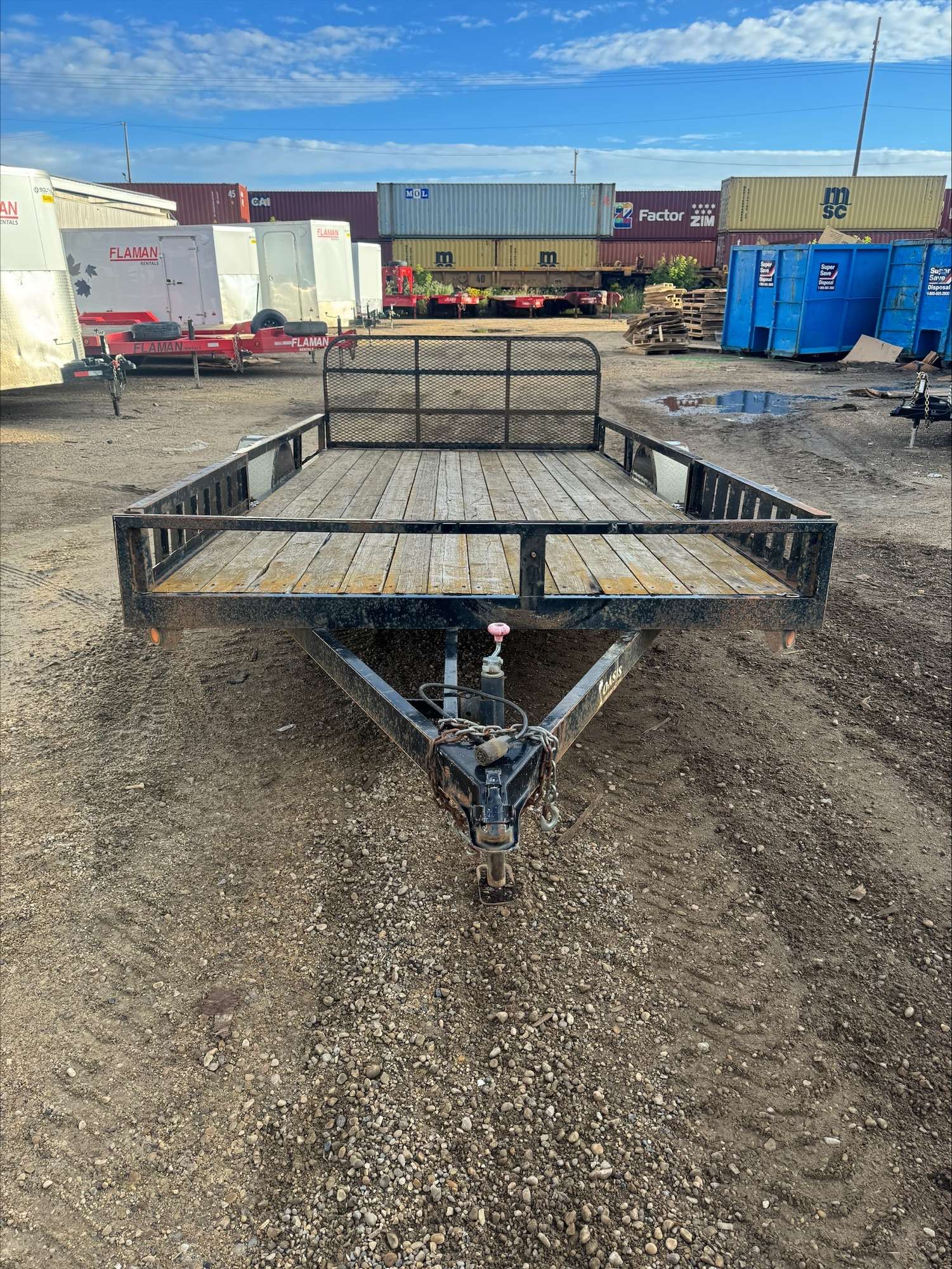 Used 2015 Oasis 14' Quad Sport Utility Trailer
