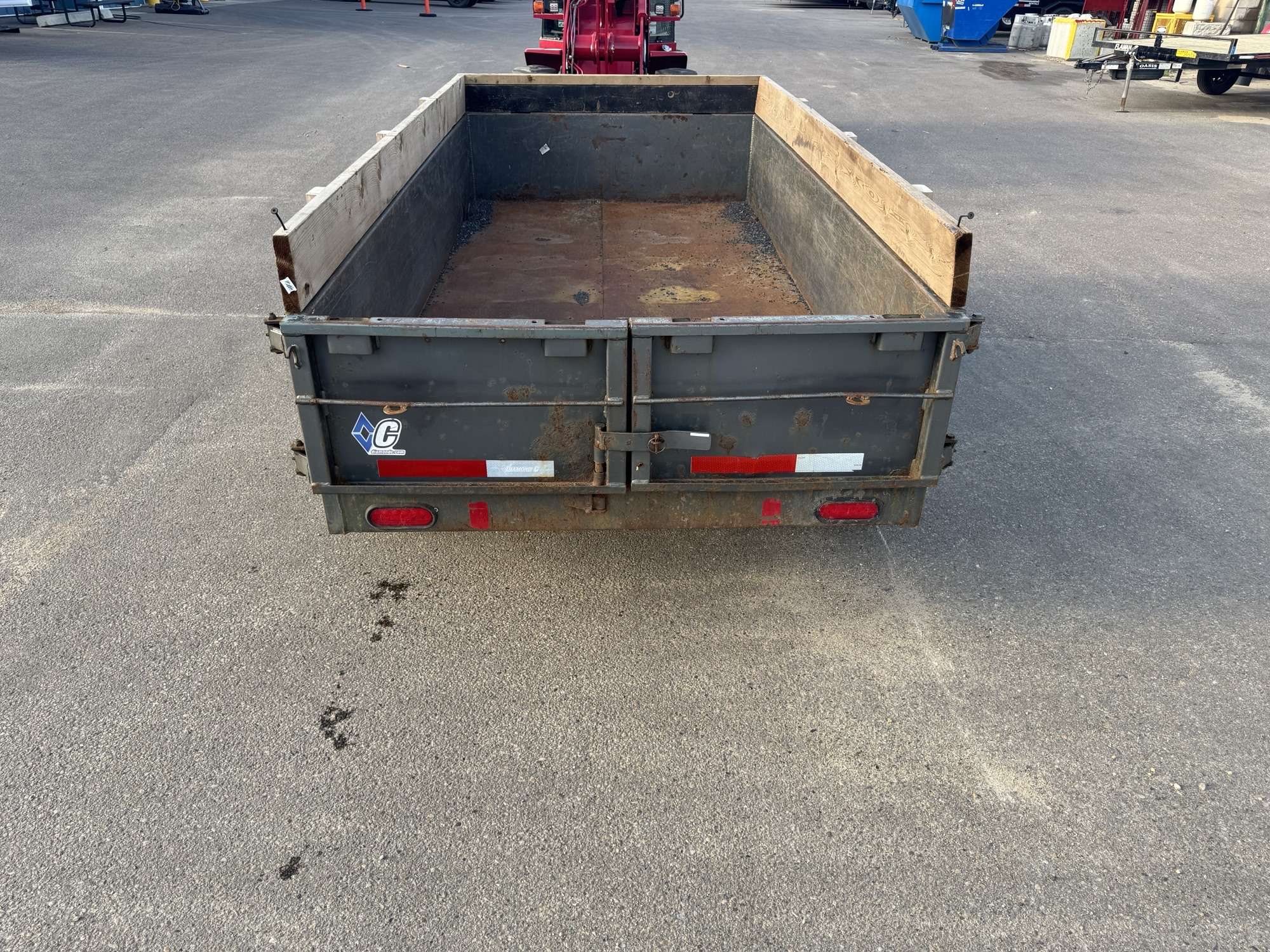 Used 2016 Diamond C 5'x10' Dump Trailer