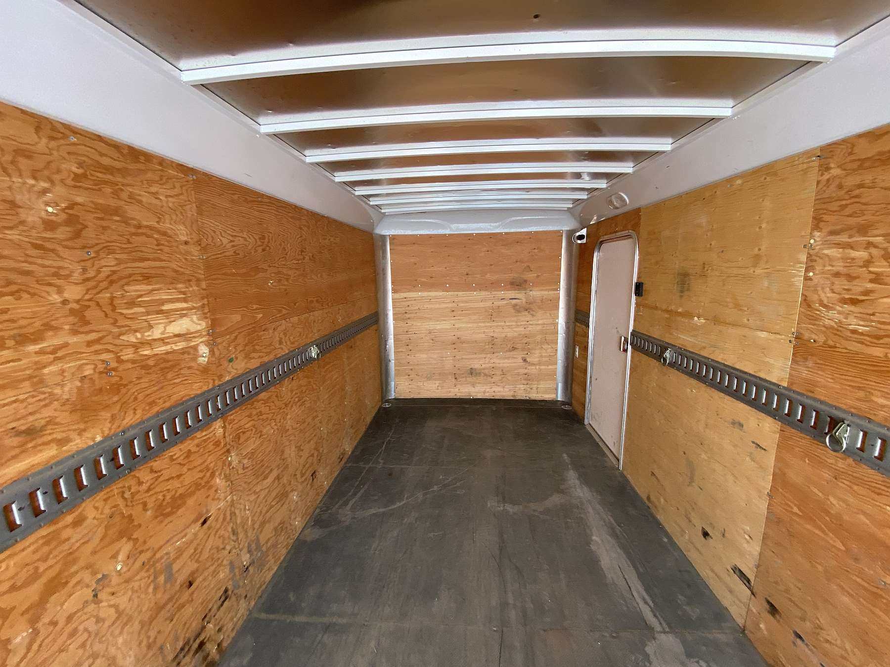 Used 2016 Royal 7'x16' Enclosed Flat Front Cargo Trailer