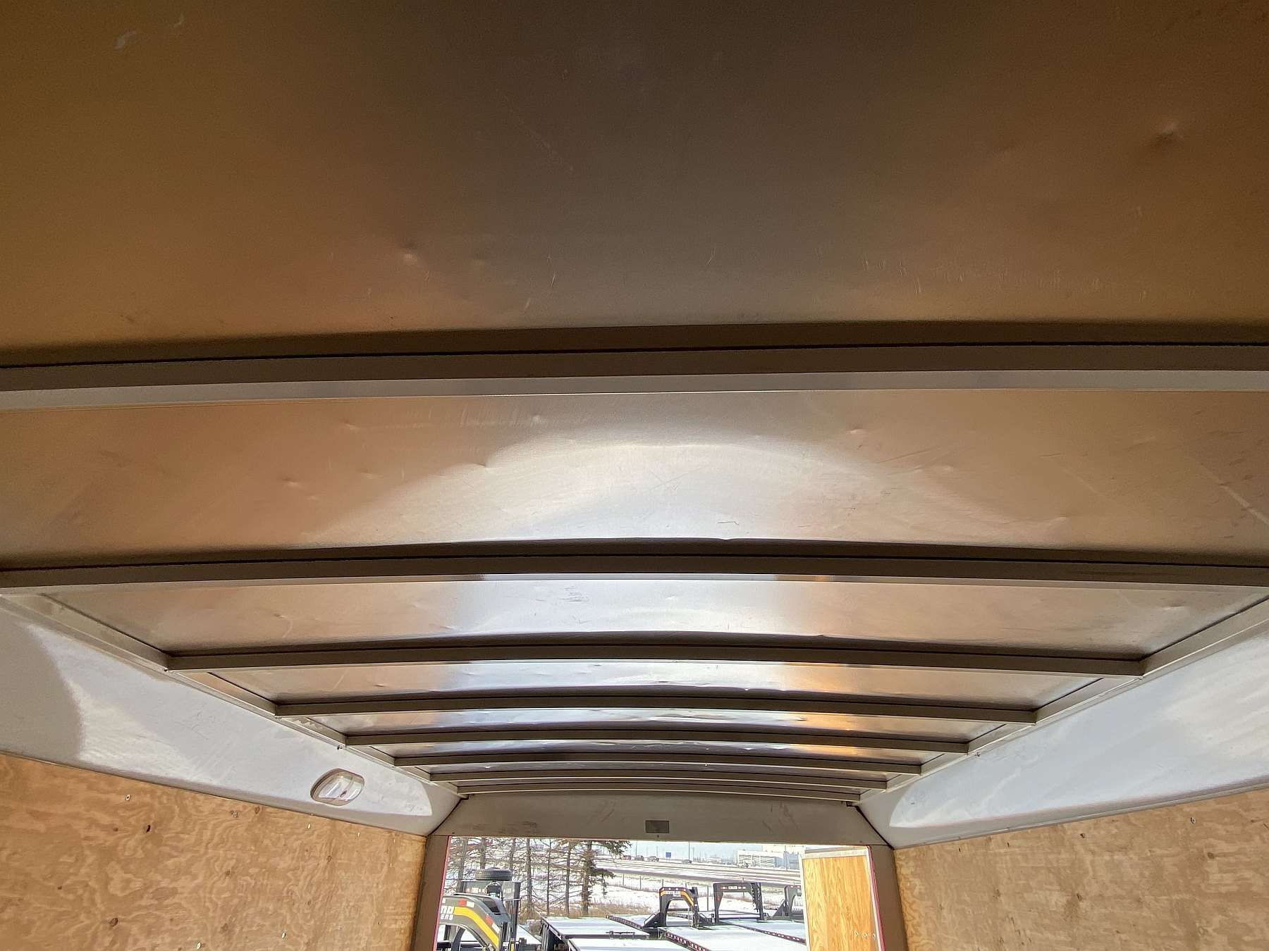 Used 2016 Royal 7'x16' Enclosed Flat Front Cargo Trailer