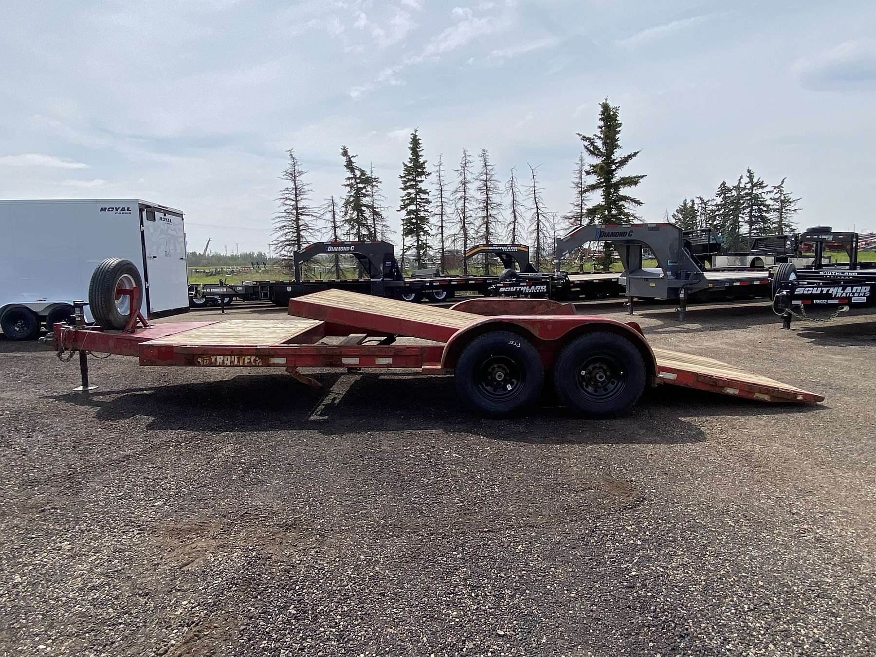 Used 2017 Trailtech 20' Tilt Deck Trailer