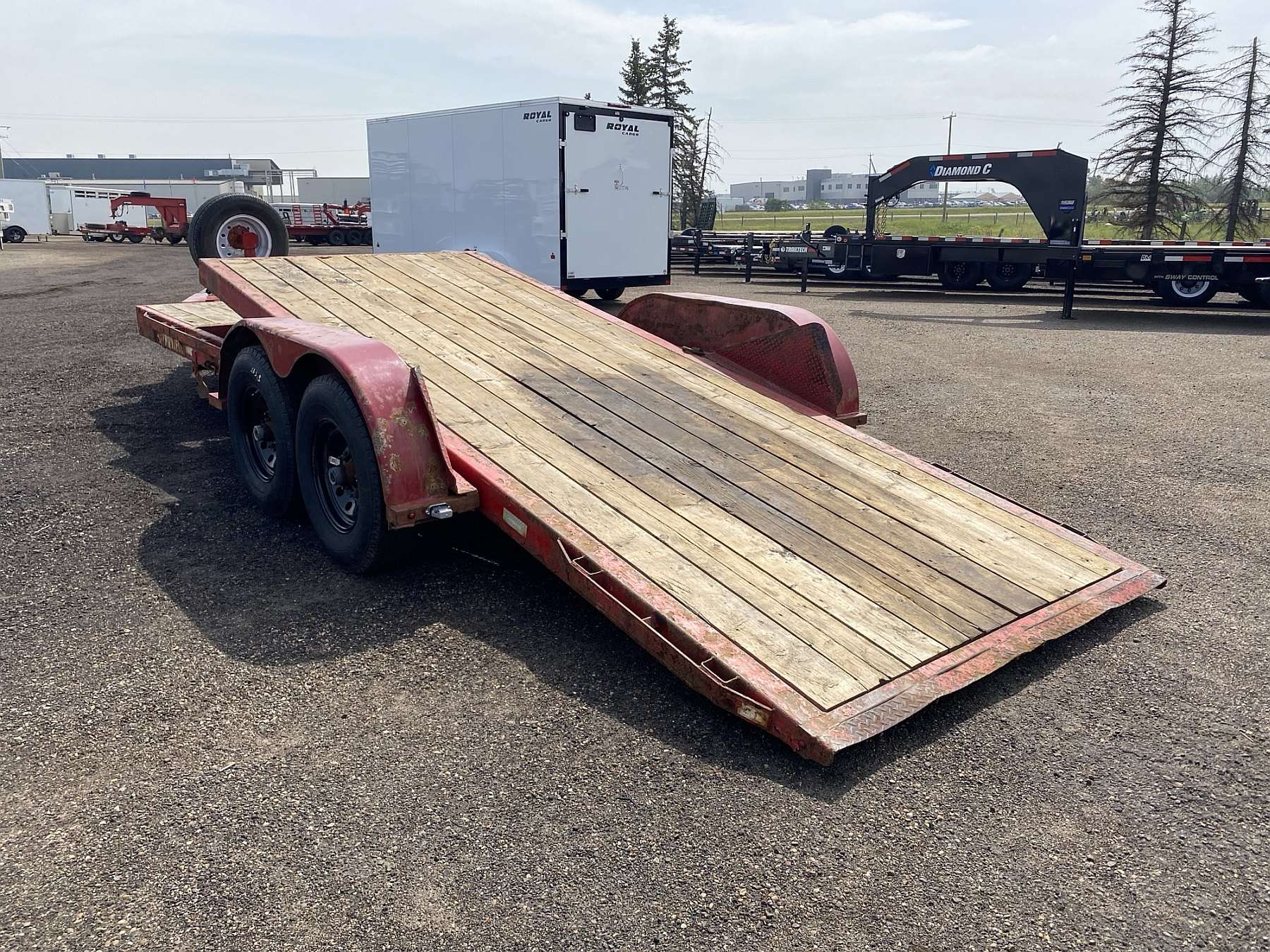 Used 2017 Trailtech 20' Tilt Deck Trailer