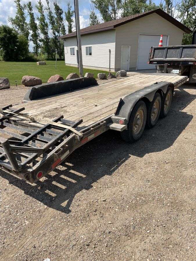 Used 2017 Trailtech L370 7' x 24' Flat Deck