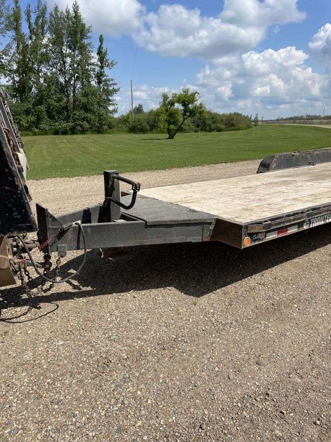 Used 2017 Trailtech L370 7' x 24' Flat Deck