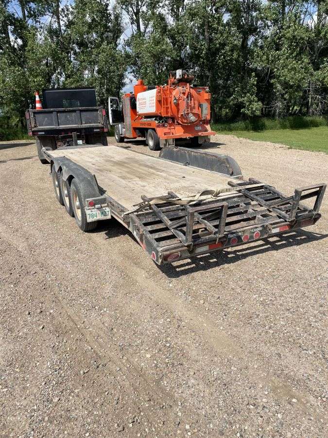 Used 2017 Trailtech L370 7' x 24' Flat Deck