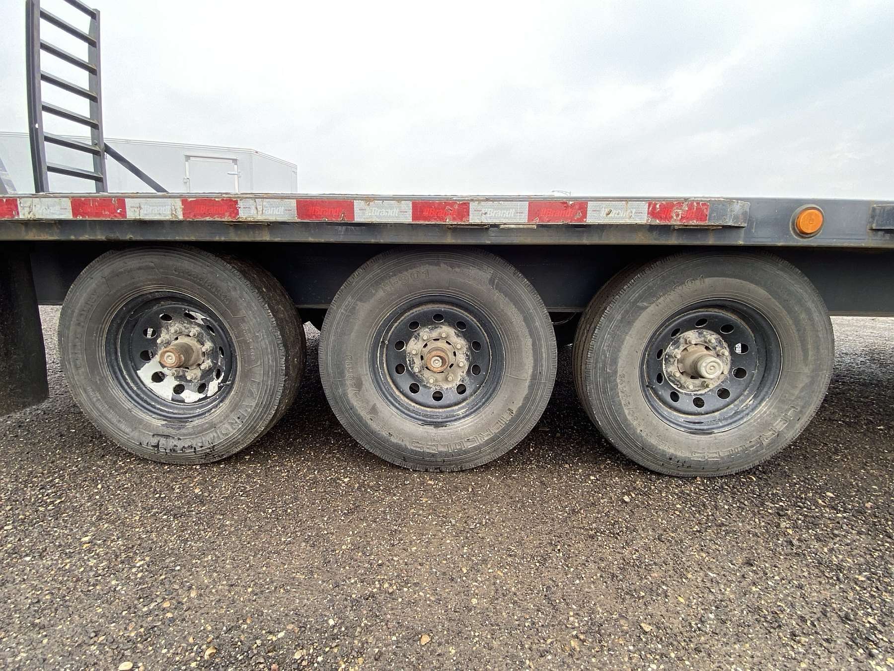 Used 2018 Brandt 24' Tri-Axle Highboy Equipment Trailer