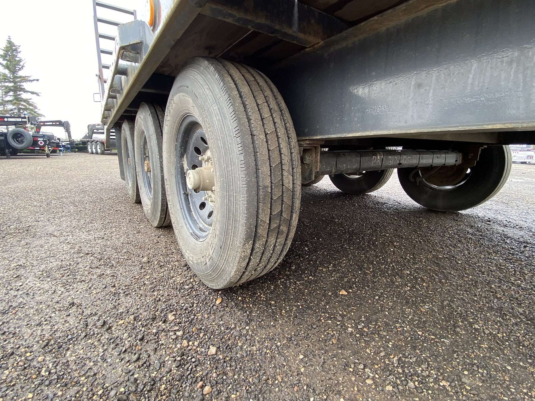 Used 2018 Brandt 24' Tri-Axle Highboy Equipment Trailer
