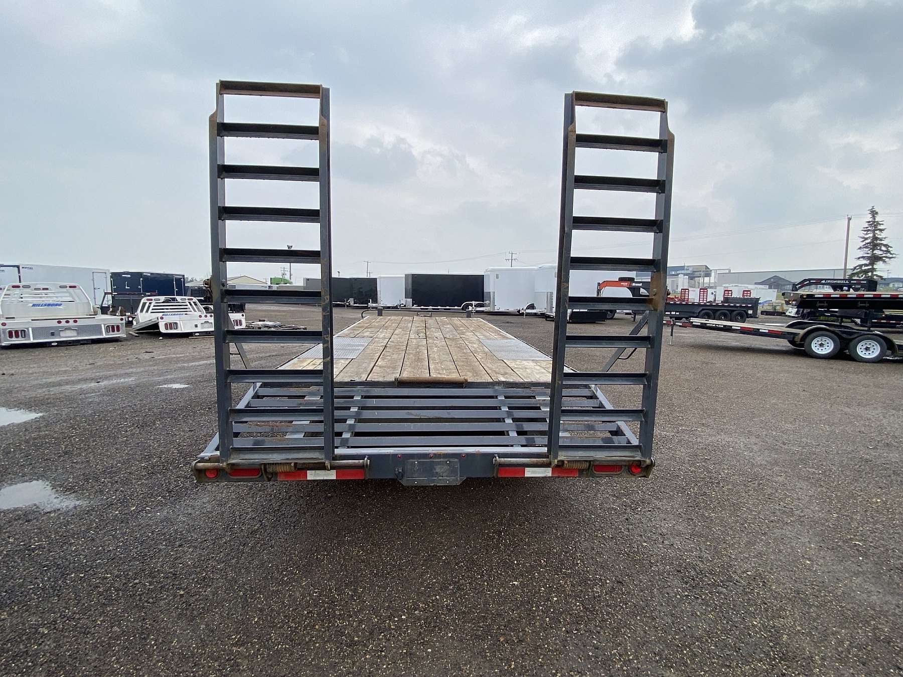 Used 2018 Brandt 24' Tri-Axle Highboy Equipment Trailer