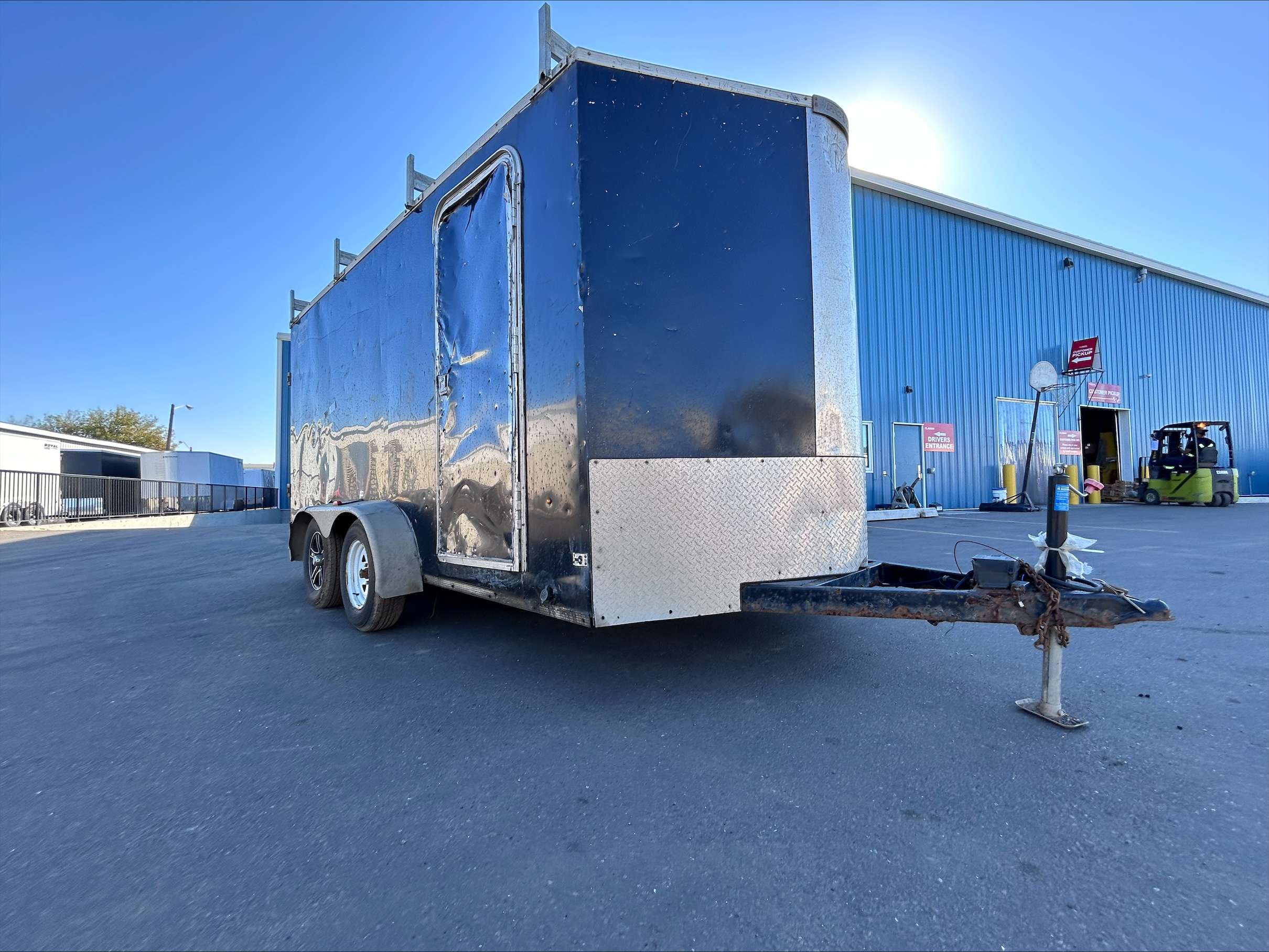 Used 2018 Royal 7'x16' Enclosed Trailer