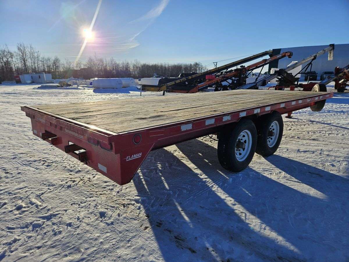 Used 2018 Trailtech H270 8' x 20' Flat Deck