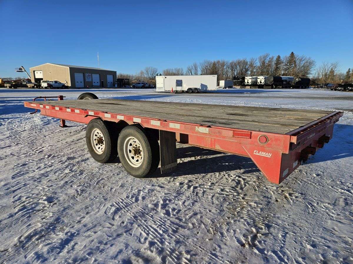 Used 2018 Trailtech H270 8' x 20' Flat Deck