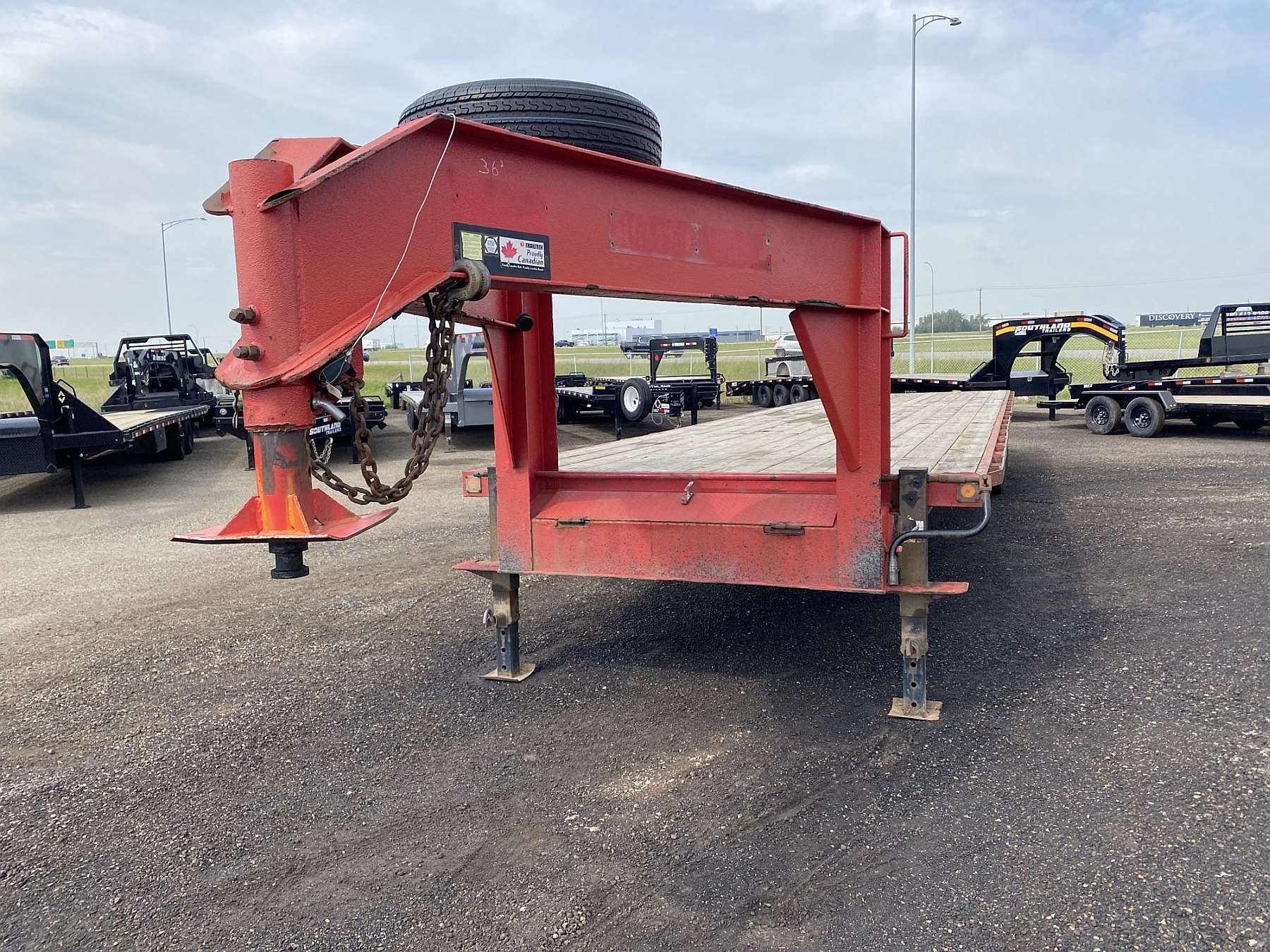 Used 2018 Trailtech H370- 36' Gooseneck Trailer