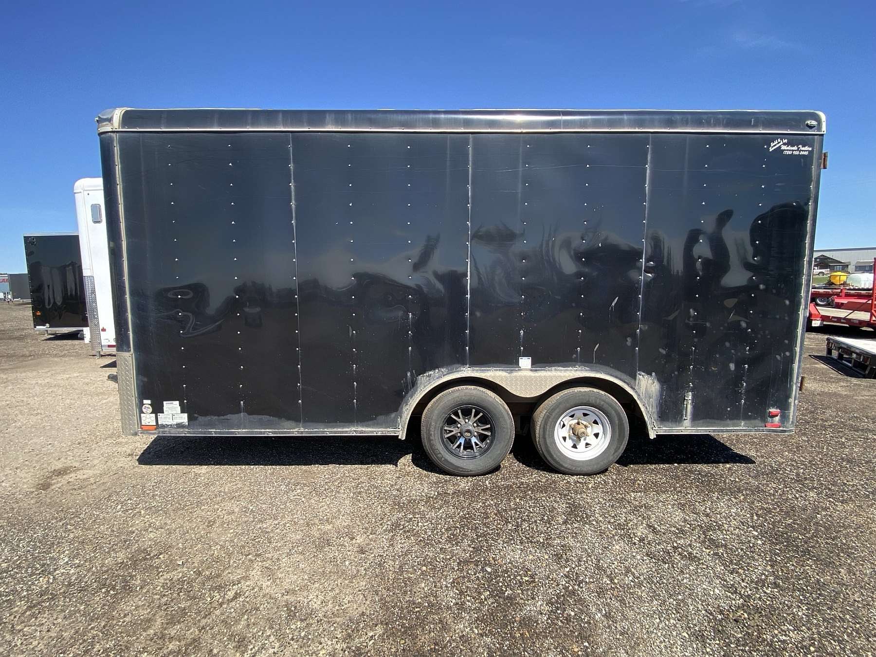 Used 2019 Cargo Mate 8'x16' Enclosed Cargo Trailer
