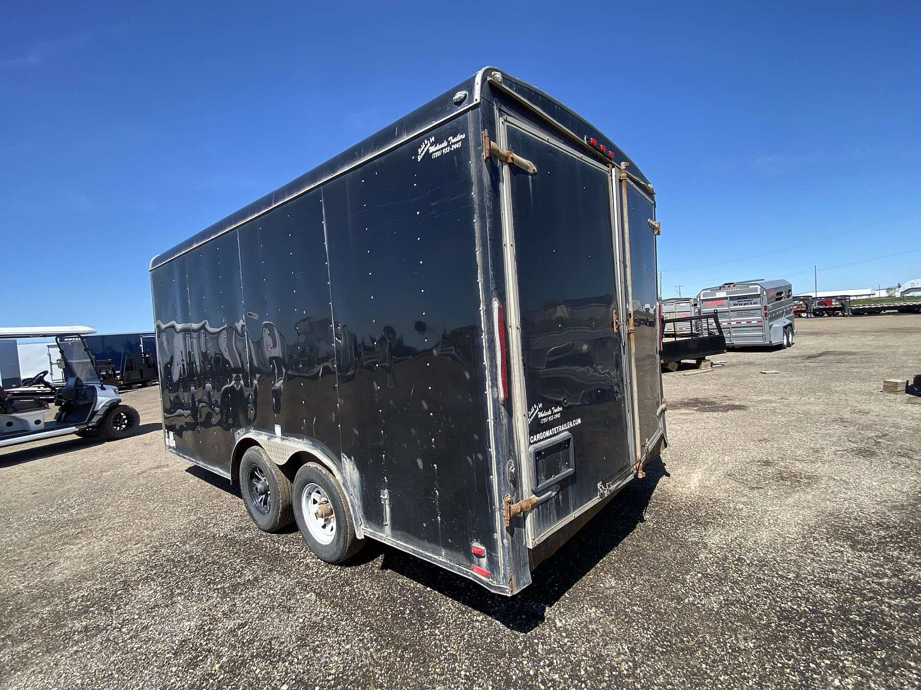 Used 2019 Cargo Mate 8'x16' Enclosed Cargo Trailer