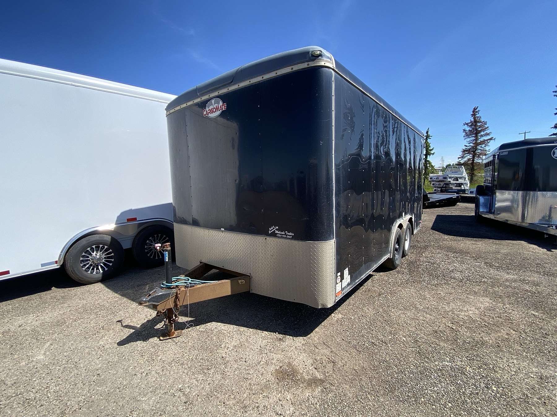 Used 2019 Cargo Mate 8'x16' Enclosed Cargo Trailer