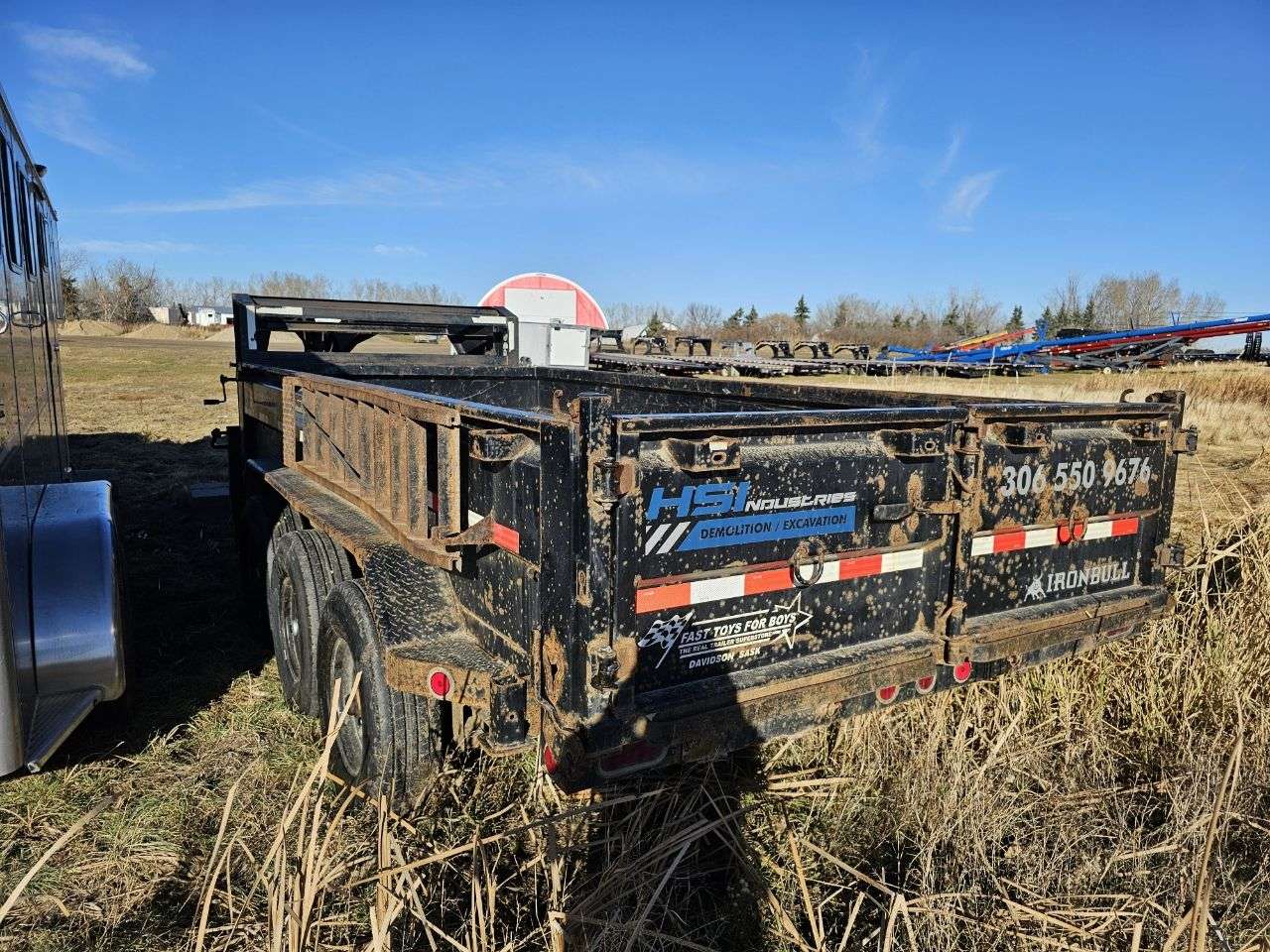 Used 2019 Iron Bull 16' Gooseneck Dump