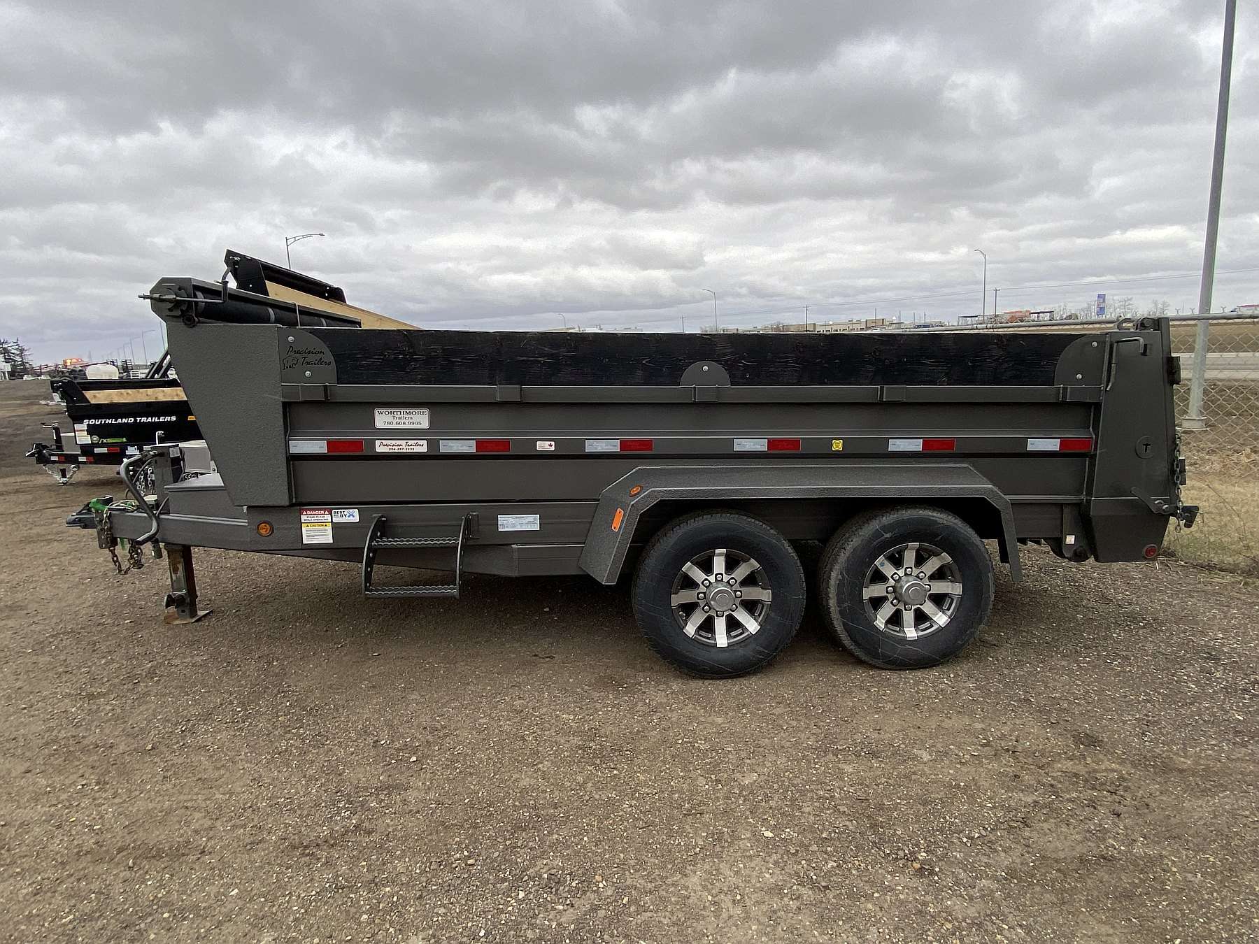 Used 2019 Precision Trailers 7'x14' Dump Trailer