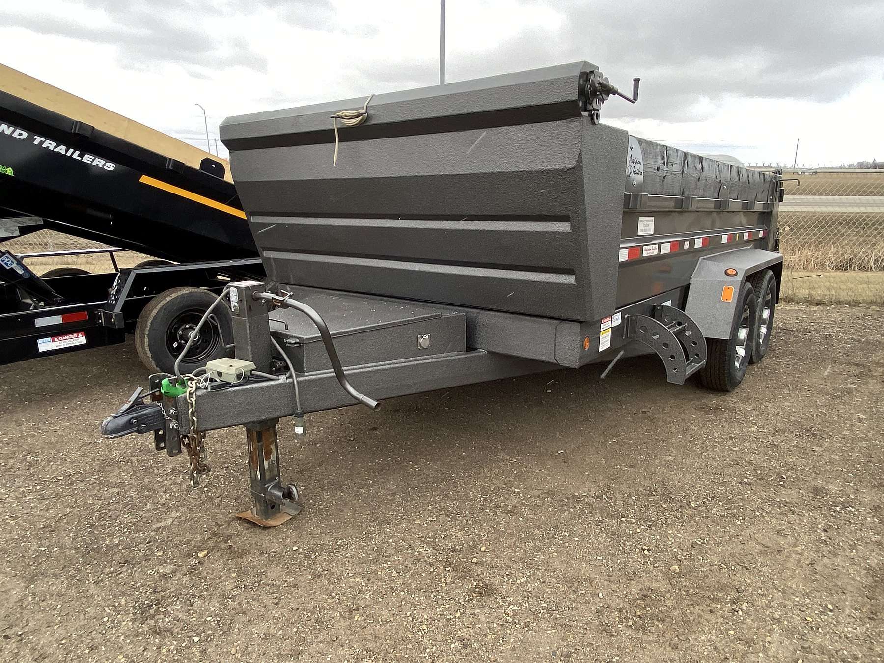 Used 2019 Precision Trailers 7'x14' Dump Trailer