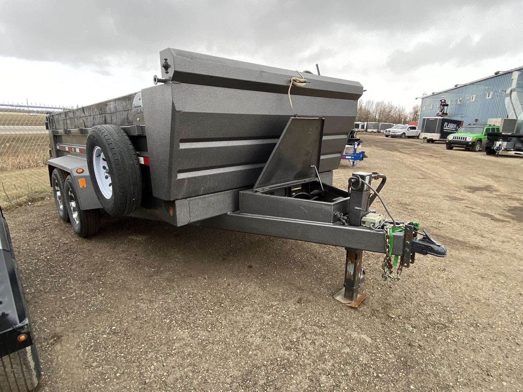 Used 2019 Precision Trailers 7'x14' Dump Trailer