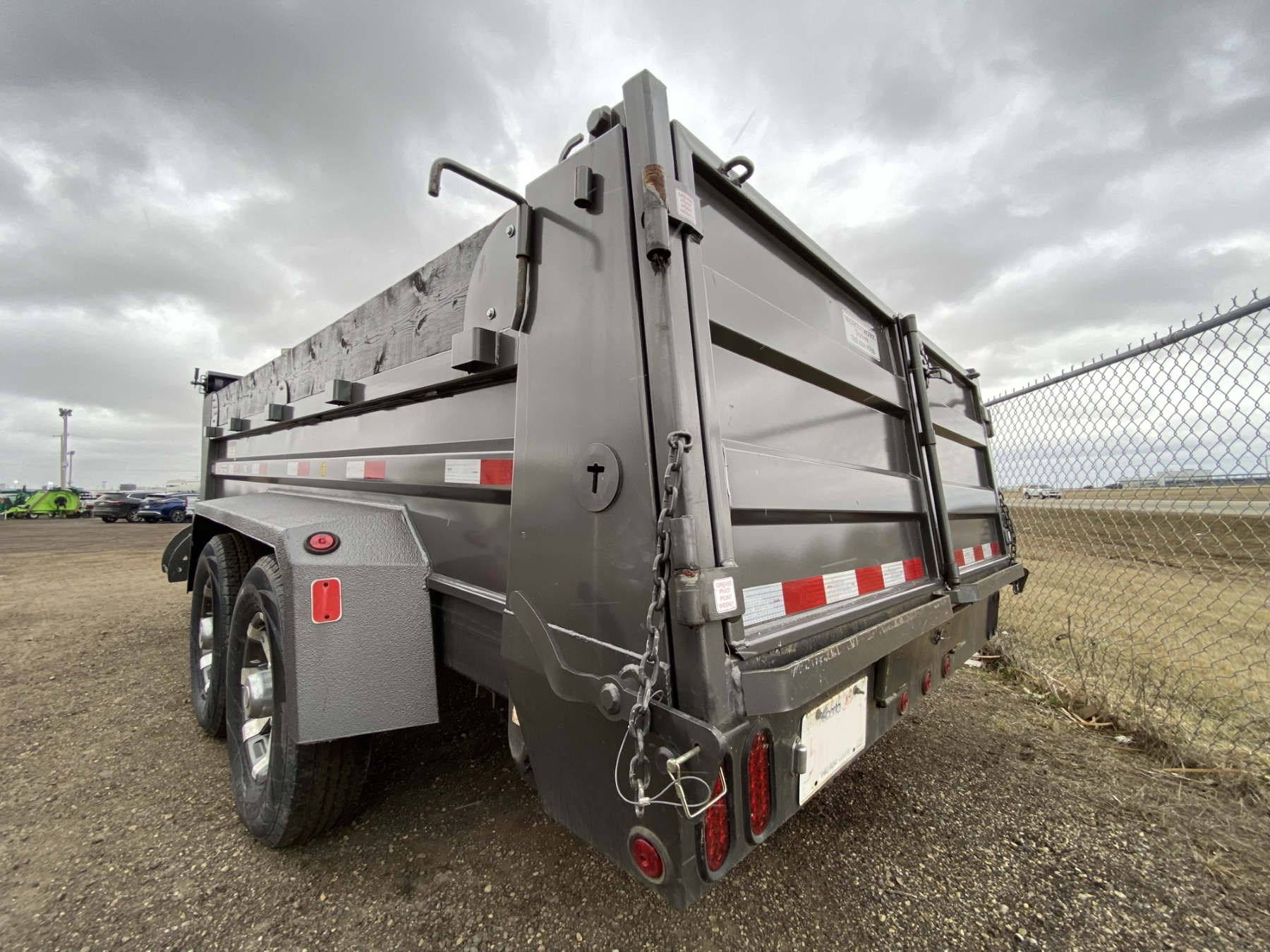 Used 2019 Precision Trailers 7'x14' Dump Trailer
