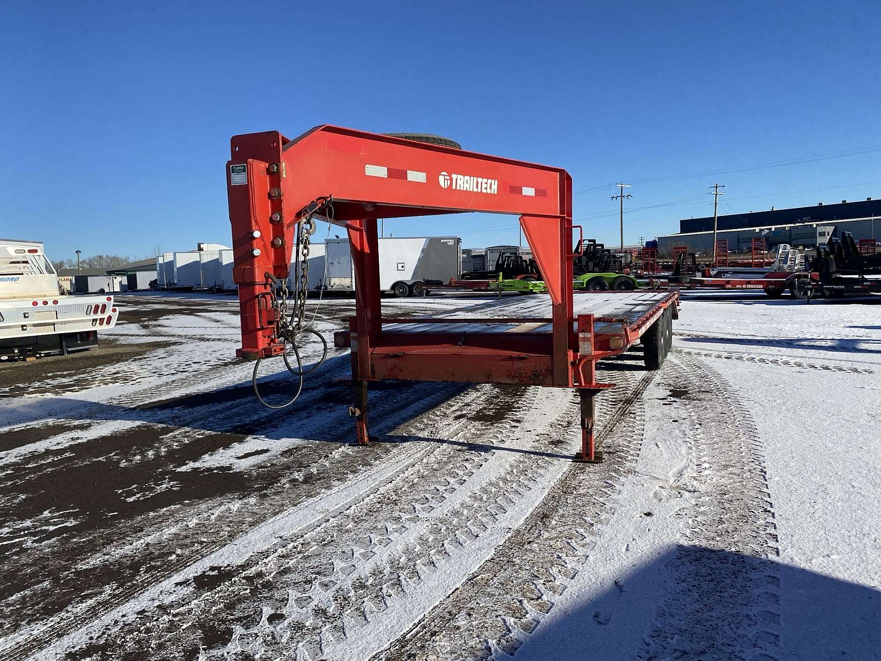 Used 2019 Trailtech 24' + 5' Gooseneck Trailer