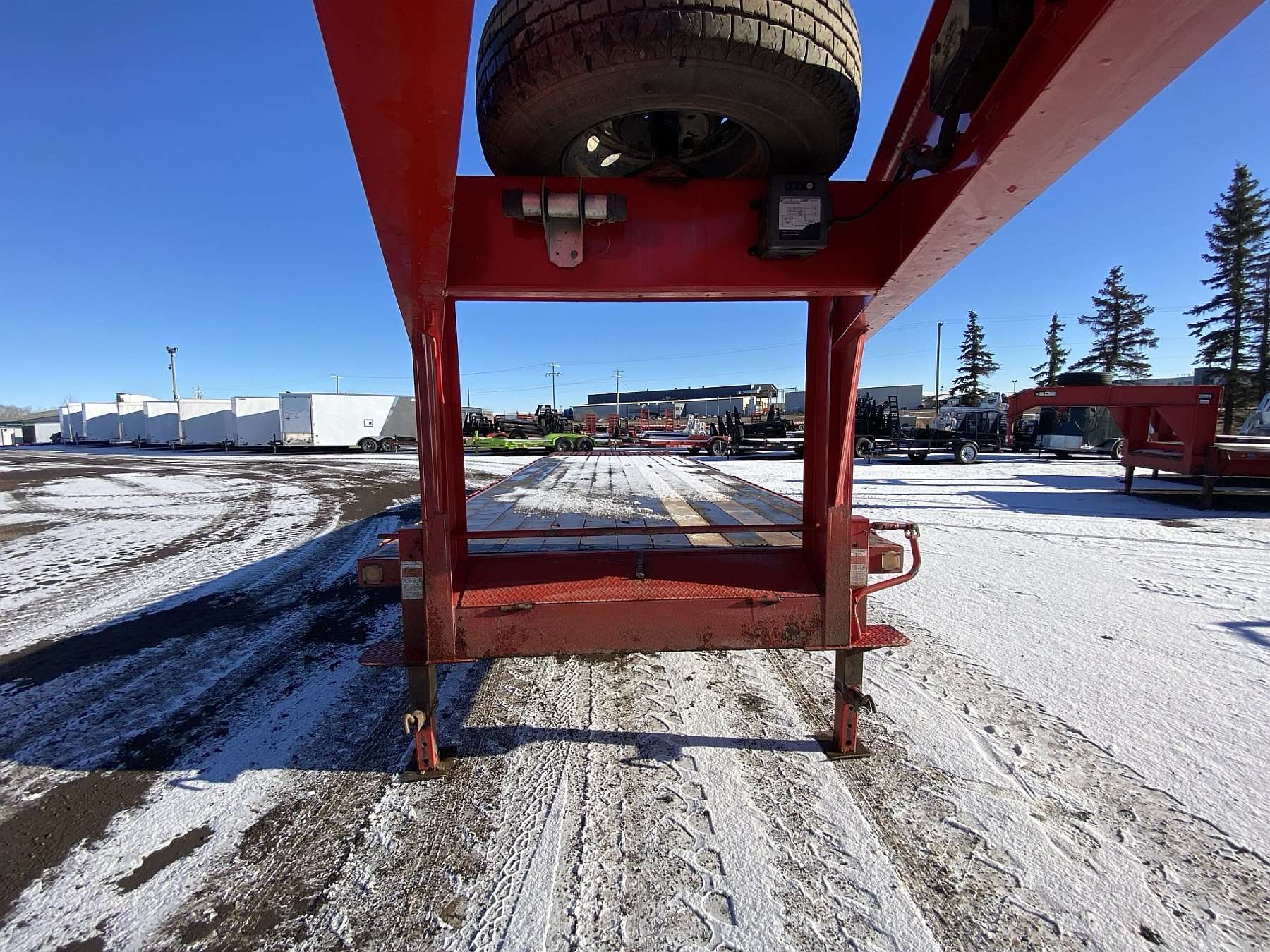 Used 2019 Trailtech 24' + 5' Gooseneck Trailer