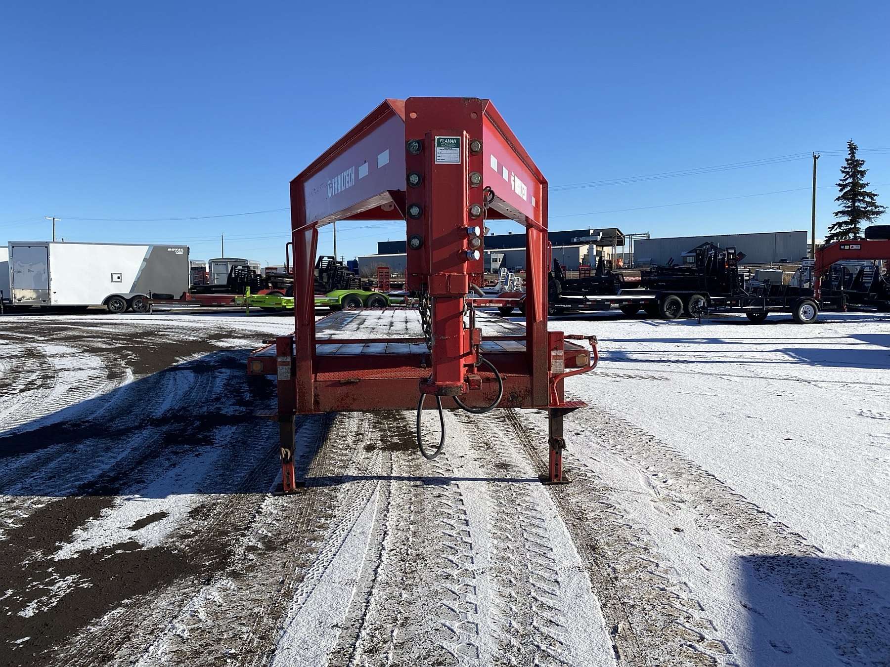 Used 2019 Trailtech 24' + 5' Gooseneck Trailer