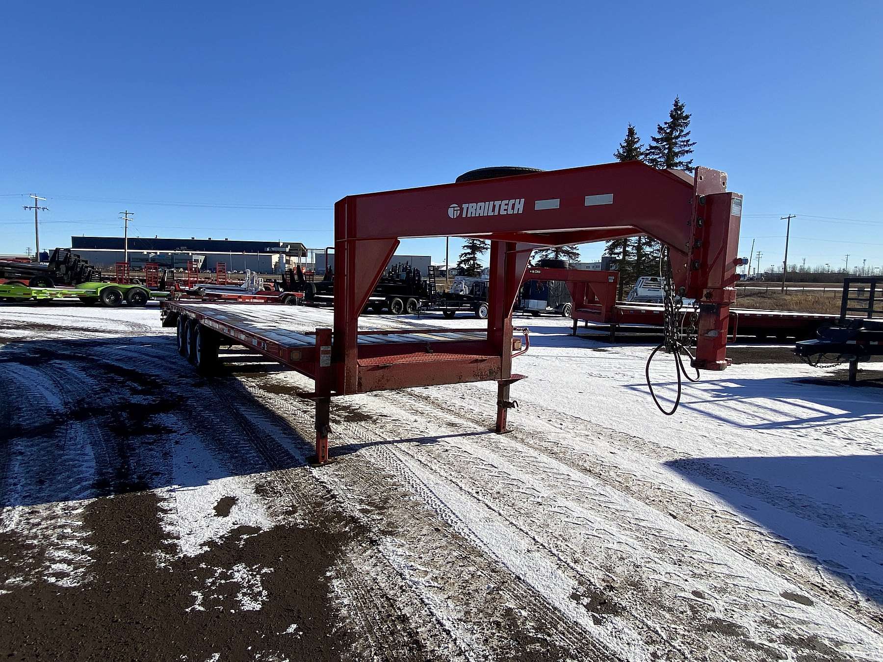 Used 2019 Trailtech 24' + 5' Gooseneck Trailer