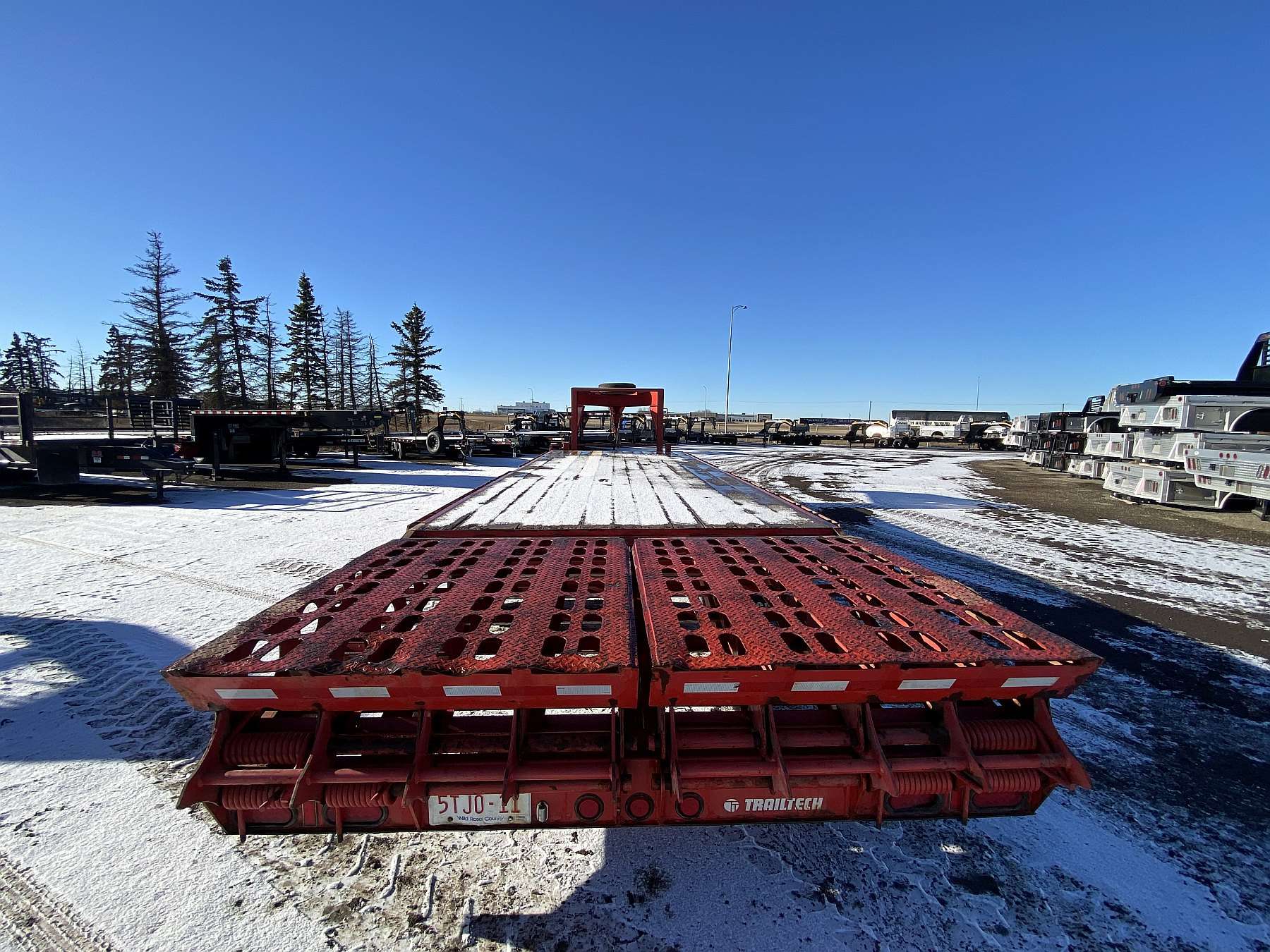 Used 2019 Trailtech 24' + 5' Gooseneck Trailer