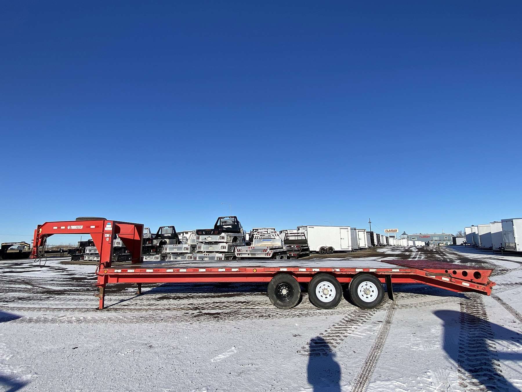 Used 2019 Trailtech 24' + 5' Gooseneck Trailer