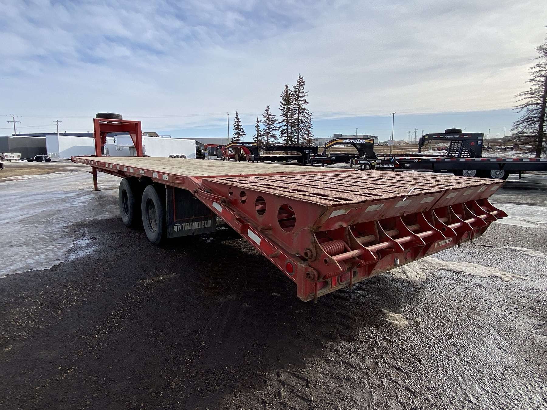 Used 2019 Trailtech 26' Gooseneck Trailer