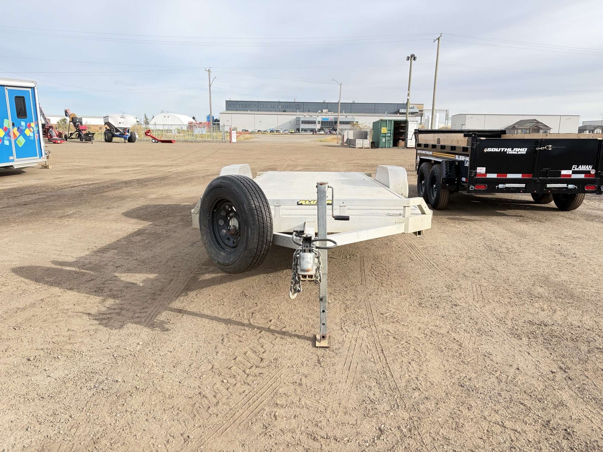 Used 2020 Aluma Tandem Axle Tilt Deck Trailer