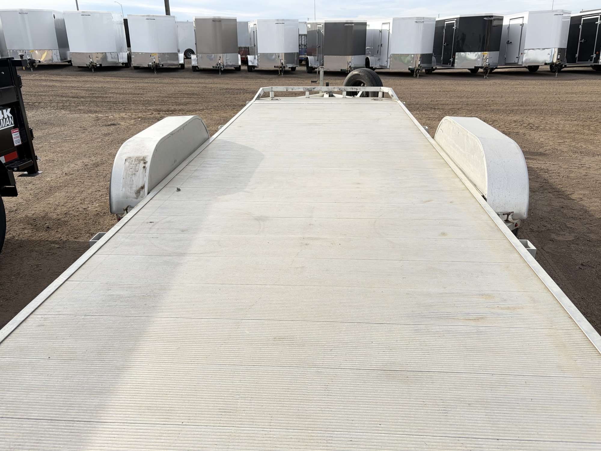 Used 2020 Aluma Tandem Axle Tilt Deck Trailer