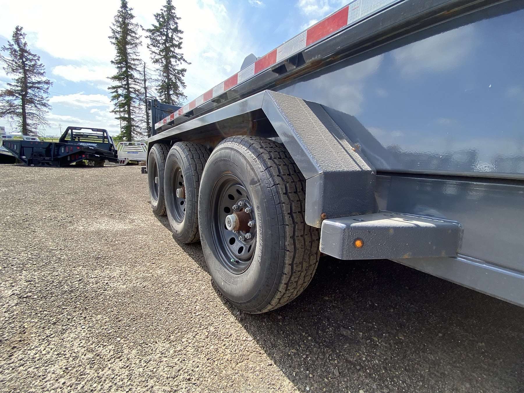 Used 2020 Brandt 16' Gooseneck Dump Trailer