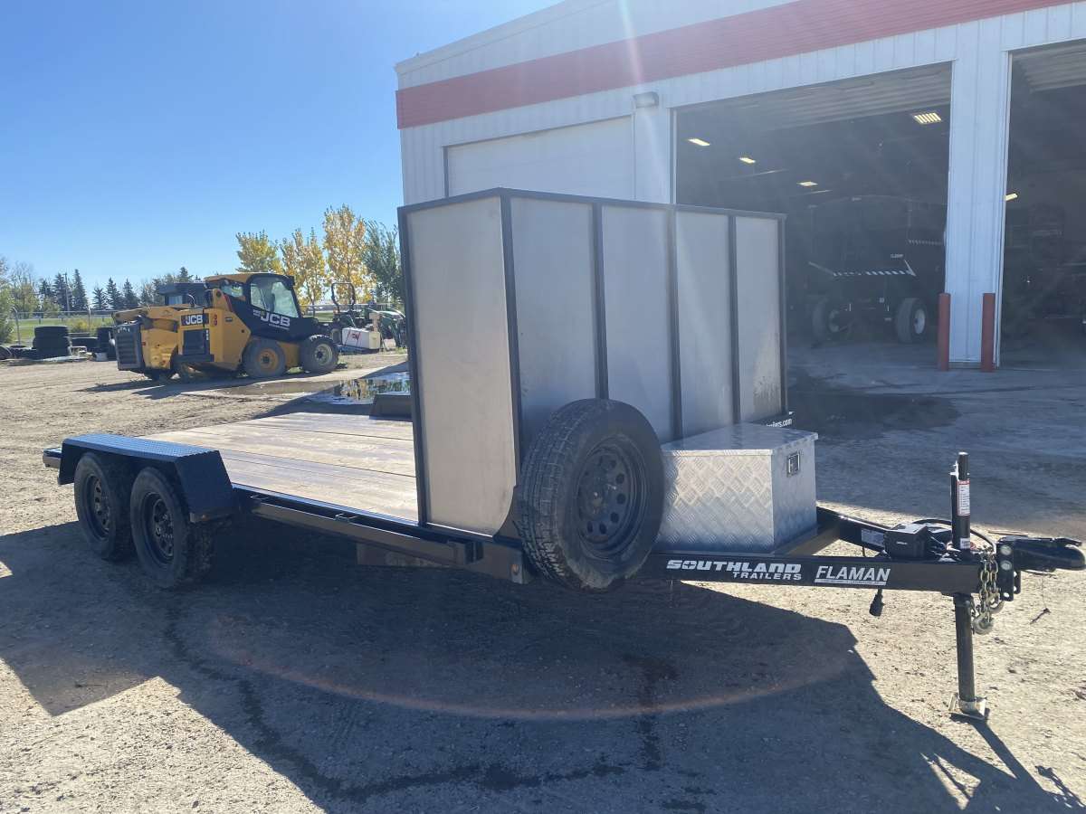 Used 2020 Southland 16' Flat Deck Trailer