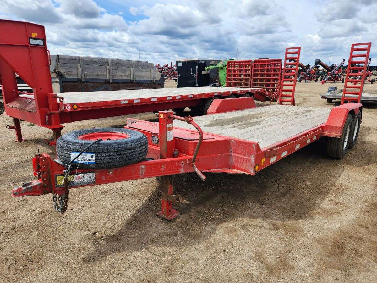 Used 2021 L270 Trailtech 8' x 18' Flat Deck