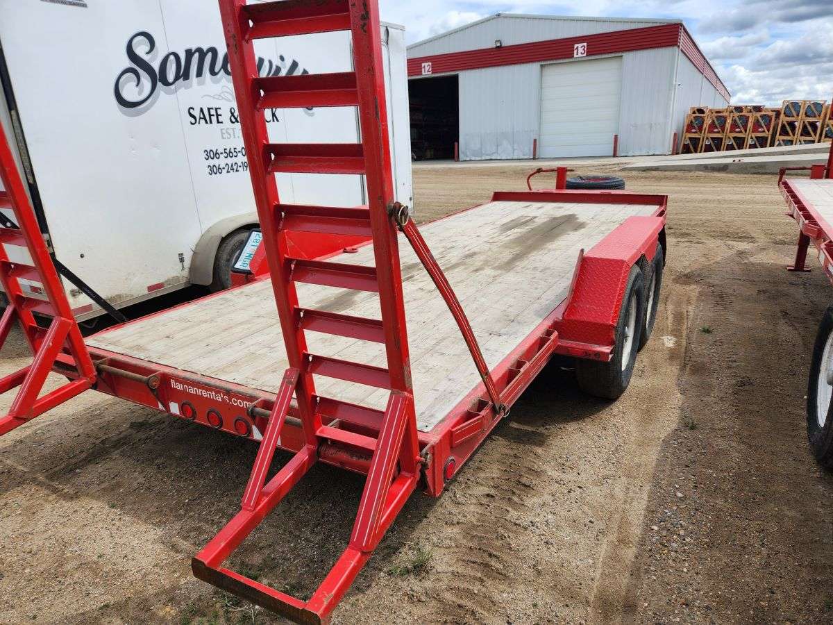 Used 2021 L270 Trailtech 8' x 18' Flat Deck