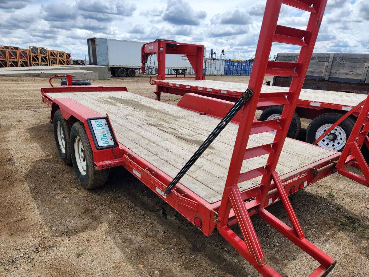 Used 2021 L270 Trailtech 8' x 18' Flat Deck