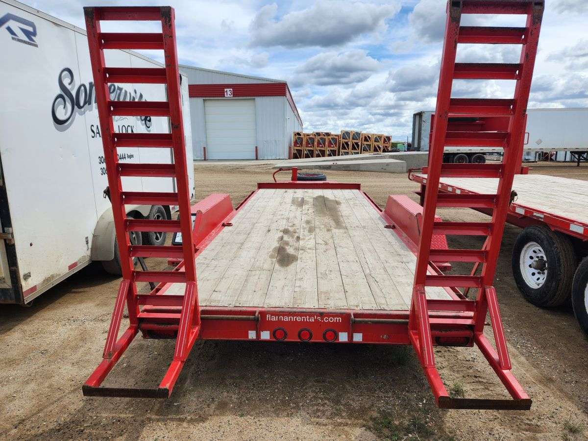 Used 2021 L270 Trailtech 8' x 18' Flat Deck