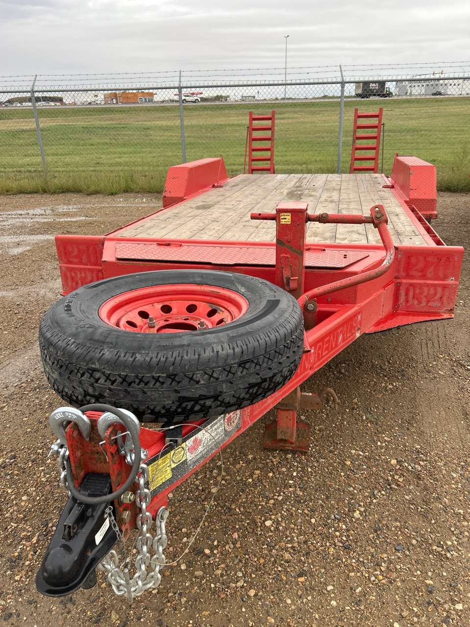 Used 2021 Trailtech 16' Flat Deck