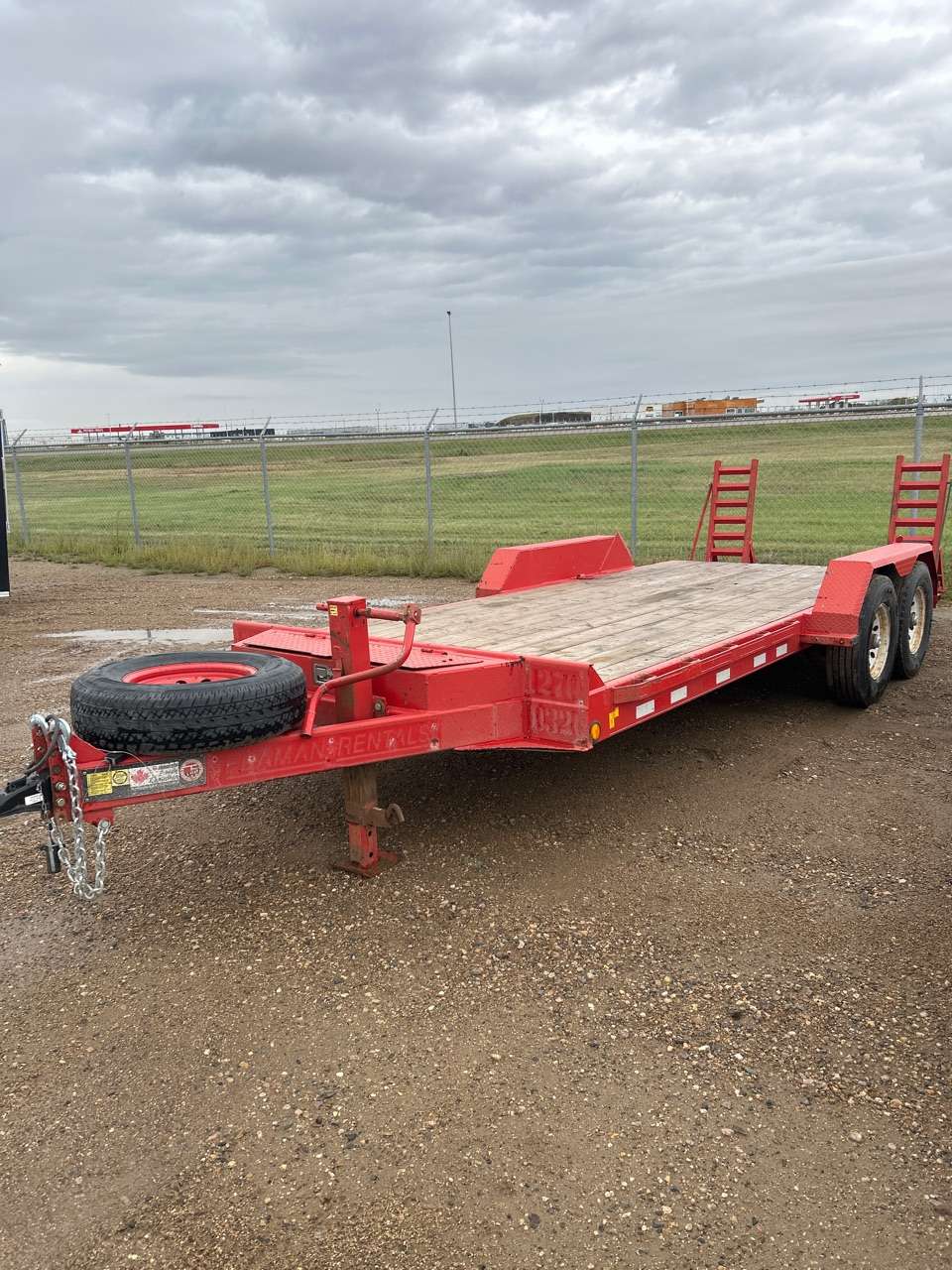 Used 2021 Trailtech 16' Flat Deck