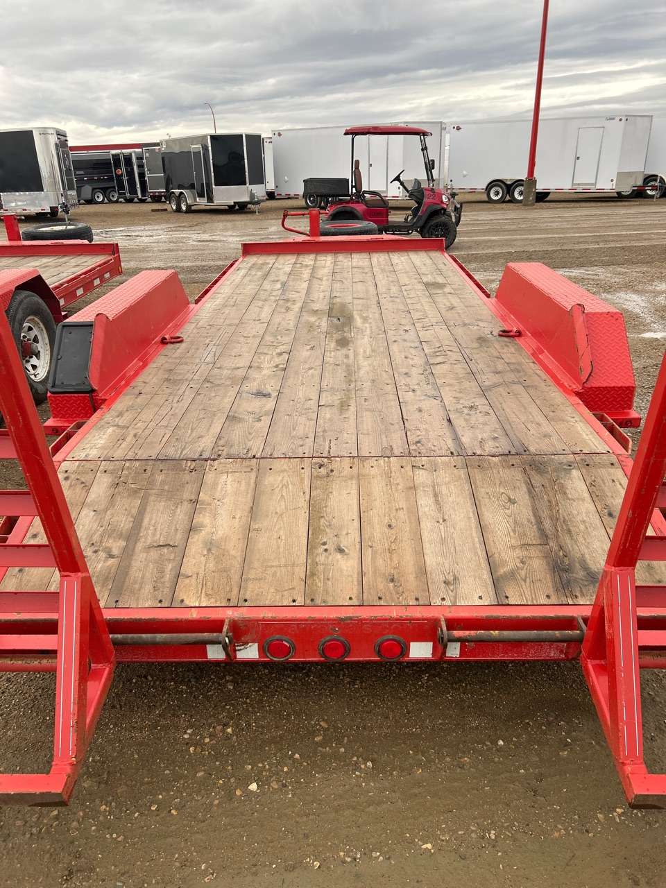 Used 2021 Trailtech 16' Flat Deck