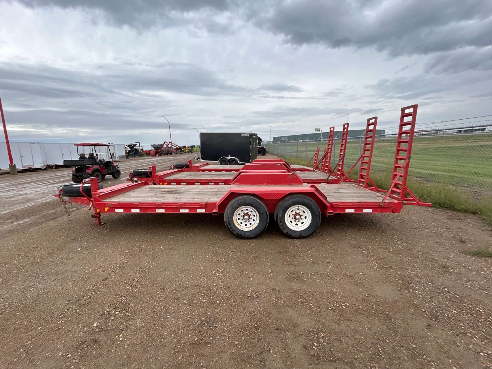 Used 2021 Trailtech 18' Flat Deck