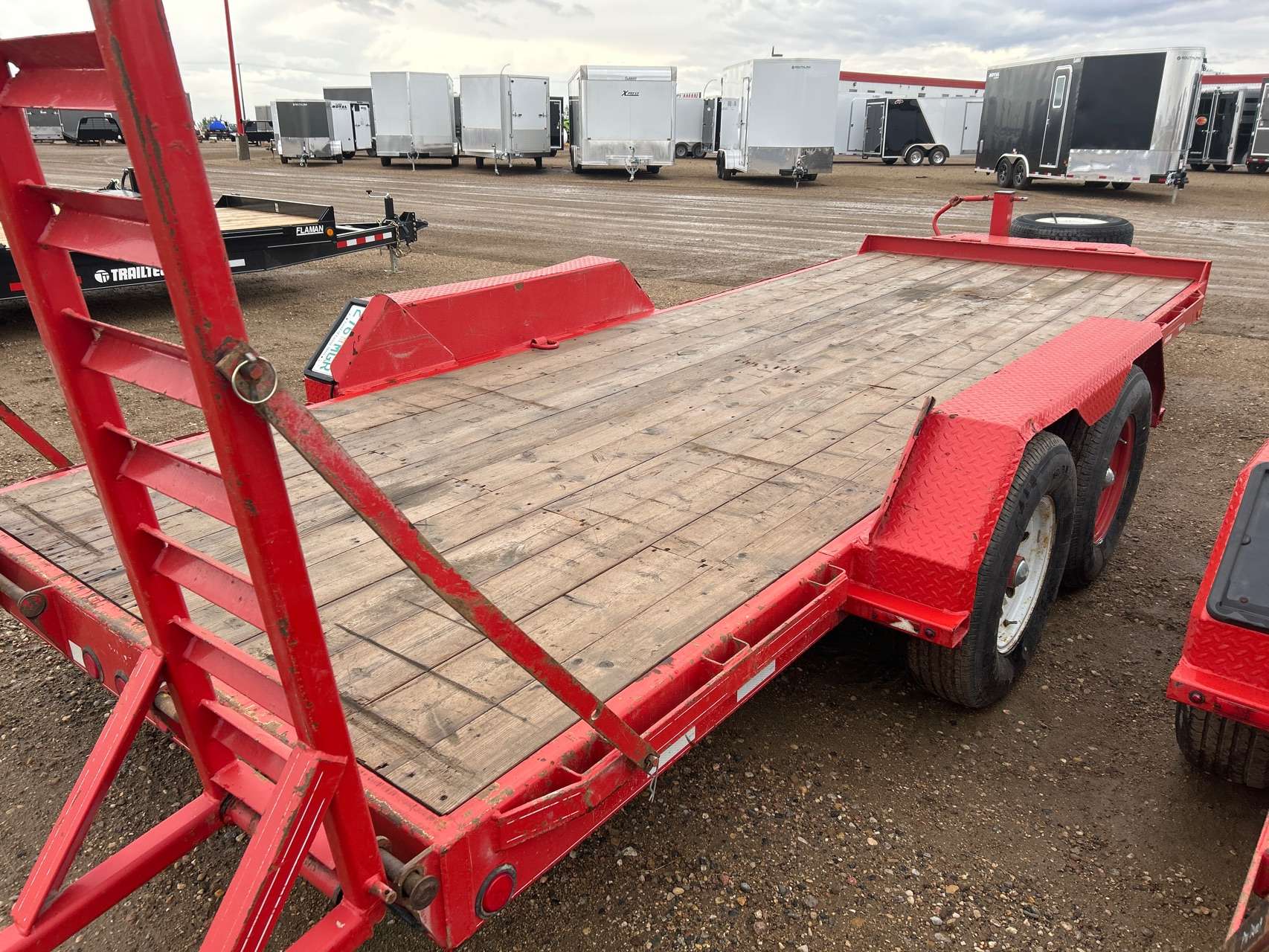 Used 2021 Trailtech 18' Flat Deck