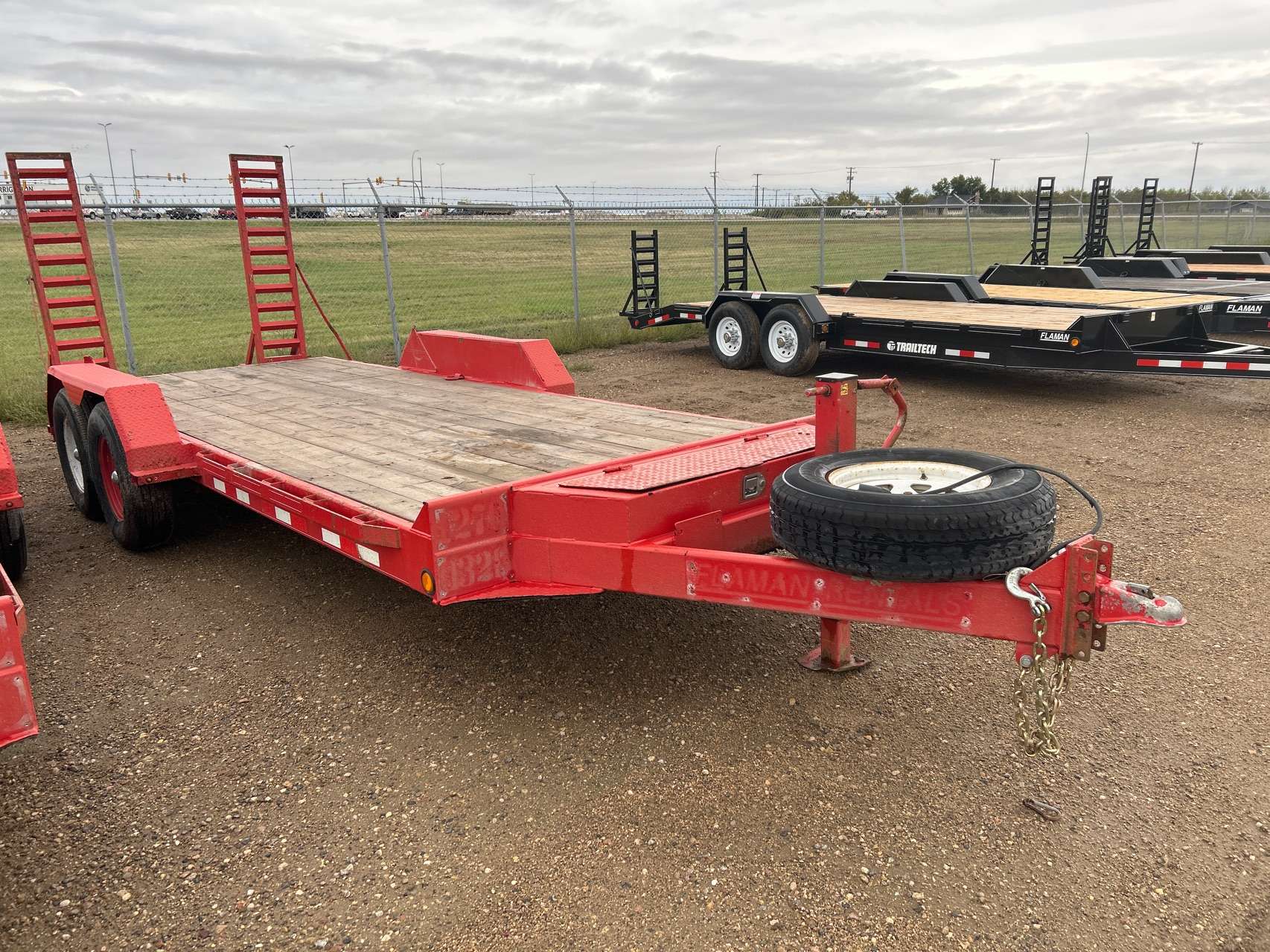 Used 2021 Trailtech 18' Flat Deck