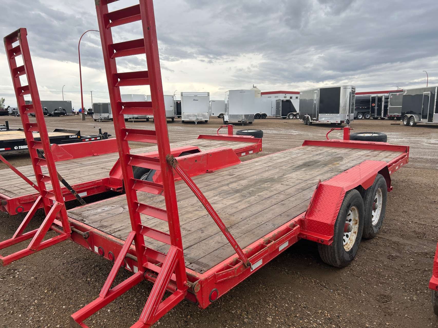 Used 2021 Trailtech 18' Flat Deck