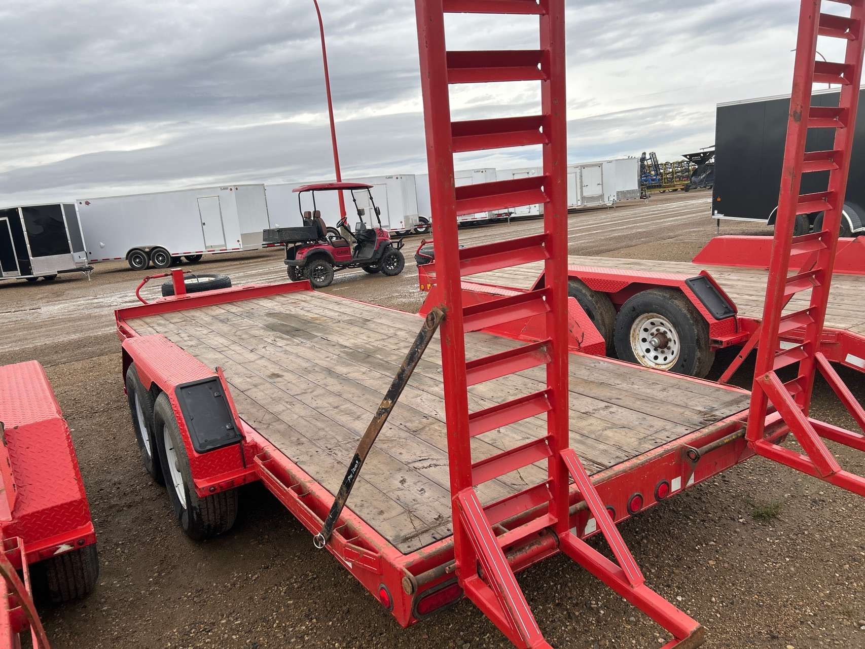 Used 2021 Trailtech 18' Flat Deck