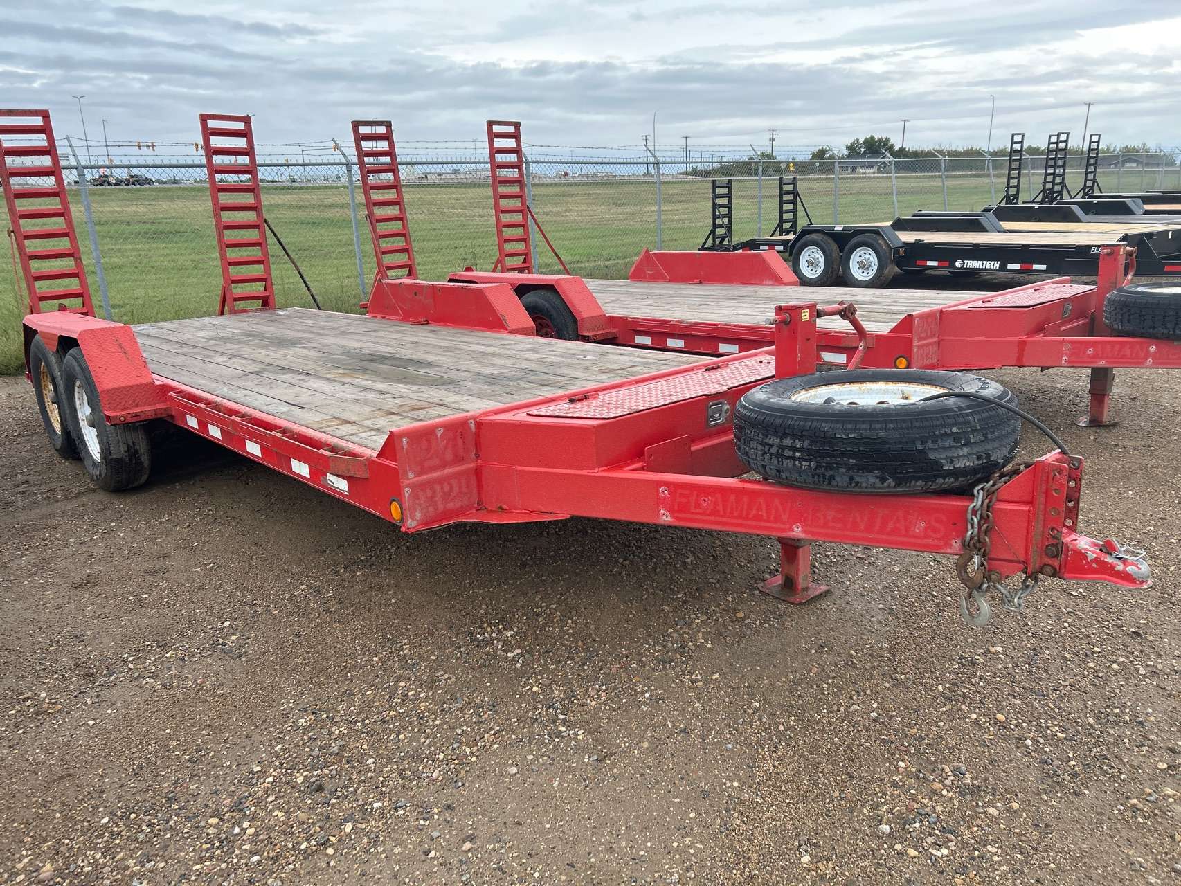 Used 2021 Trailtech 18' Flat Deck